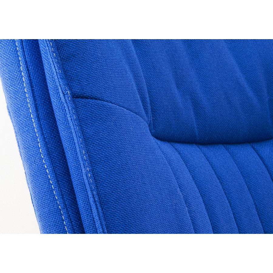 Milan Blue Fabric Executive Chair